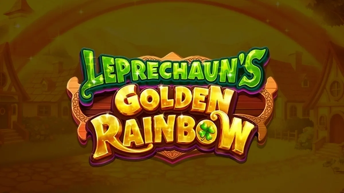 Tampilan visual permainan slot Leprechaun's Golden Rainbow dengan tema keberuntungan Irlandia.